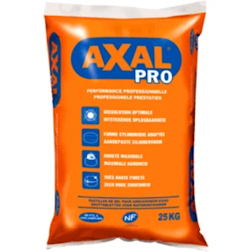 Axal Pro sel pour adoucisseur d’eau en pastilles - 25 kg