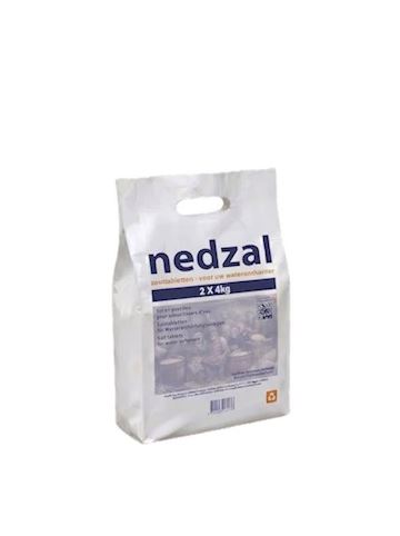 nedzal® water softener salt blocks - 2× 4 kg