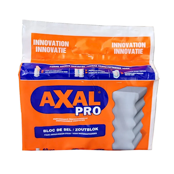 Axal Pro sel en blocs pour adoucisseur d’eau - 4× 2,5 kg
