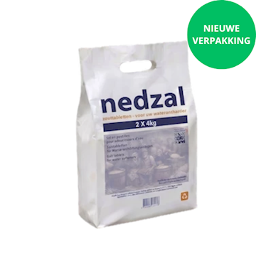 nedzal® onthardingszout blokken - zak 8kg (2x4 kg)
