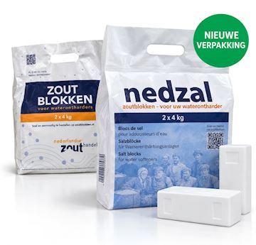 nedzal® onthardingszout blokken - zak 8kg (2x4 kg)