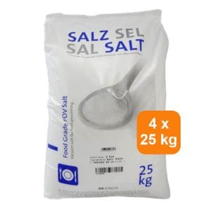 K+S Voedingszout 100 kg, 4  x 25 kg, Totaal € 71,60 ex BTW