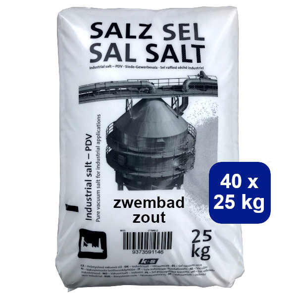 Zwembadzout, zak 25 kg (universeel) | Zwembad DHZ